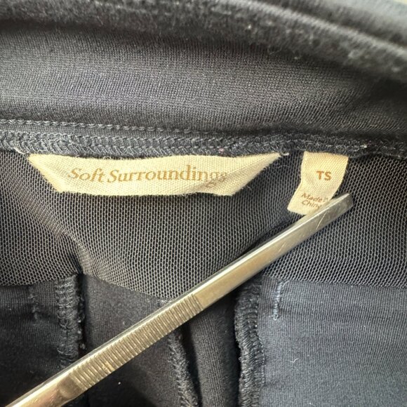 Soft‎ Surroundings Perfectly Ponte Knit Pant Boot Cut Women Small-Tall Blk 4DP92 - Picture 3 of 7